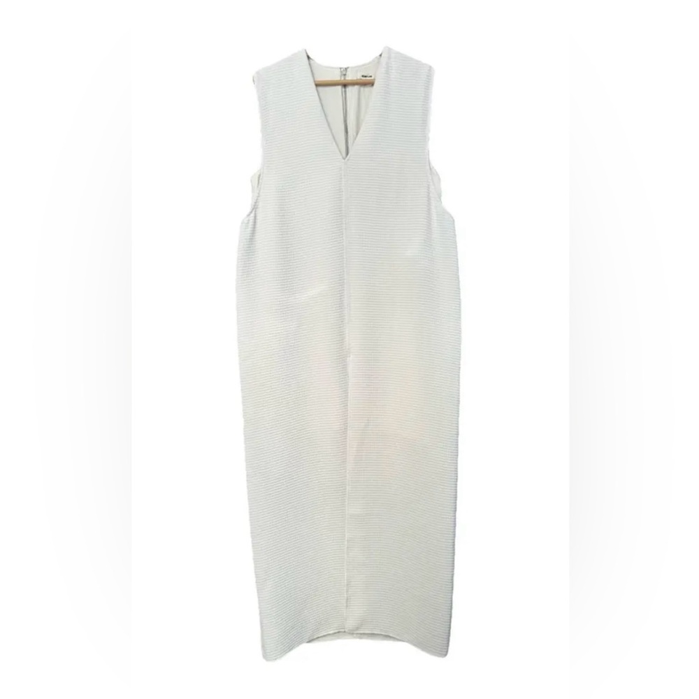 Helmut Lang V-Neck Midi Dress